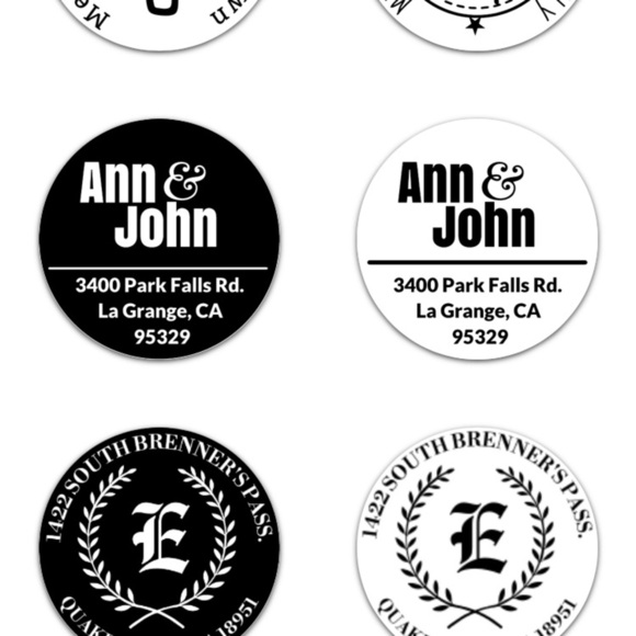 MY-NIO Personalized Rubber Stamp Voucher, create ur stamp on line, NWT - Picture 9 of 16